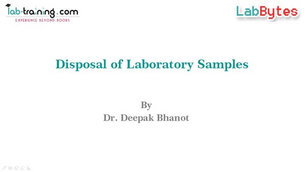 Disposal of Laboratory Samples